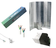 Zestaw Oświetleniowy Żarówka MH AUVL Grow Green DUAL 400w 230V, 230 Volt + zasilacz + odbłyśnik