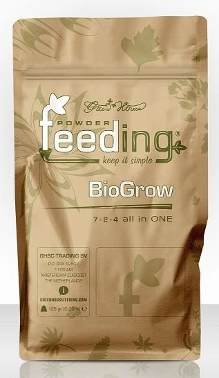 Nawóz POWDER FEEDING BIOGROW 125GR – organiczny nawóz na wzrost