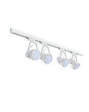 Zestaw oświetleniowy VERTICANA® 4x żarówka + holder + szyna | BIAŁY | soczewka 25°