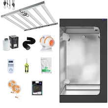 Growbox zestaw uprawowy Galaxyfarm Luna Lite 120x120x200cm + LED LUCKYGROW FLEX 720W