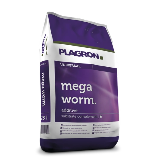 Plagron nawóz Mega Worm 25L - polepszacz gleby (humus koprolitowy)