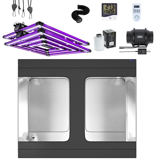 Growbox zestaw uprawowy Galaxyfarm Luna Lite 240x120x200cm + LED Lumatek ATS 300W PRO