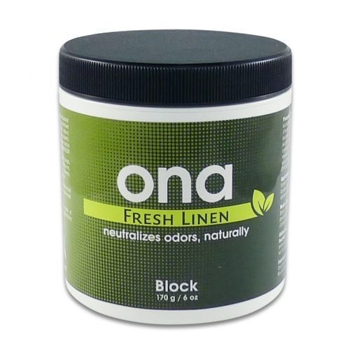 ONA Block Fresh Linen 170g - blok neutralizujący zapach o zapachu świeżego prania