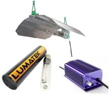 Zestaw HPS Lumatek dual 250W  +  zasilacz el. +  odbłyśnik Lumii Maxi
