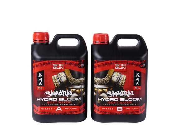 Nawóz Shogun Fertilisers Samurai Hydro Bloom Soft Water 2x5L (A&B) - na kwitnienie do hydroponiki | Woda miękka