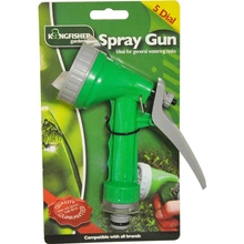 Zraszacz pistoletowy / pistolet do węża ogrodowego 5 stopniowy Kingfisher