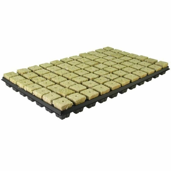 Taca do wysiewu nasion wełna mineralna 77 szt 35x35x40mm Grodan - HURT - karton 18szt