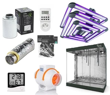 Growbox Zestaw RoyalRoom 200x100x200 + 2x Lumatek Attis 300W