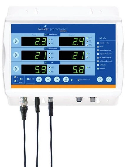 Bluelab Pro Controller Base V2- monitor kontrolujący pH składniki odżywcze i temperaturę w uprawie