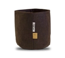 Growbag Root Pouch doniczka materiałowa 28x26cm 16L z uchwytami brązowa