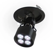 Zestaw VERTICANA® Żarówka LED + Ceiling Holder | CZARNY | soczewka 15°