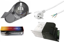 Zestaw oświetleniowy HPS 150W zasilacz Horti + odbłyśnik + żarówka GIB