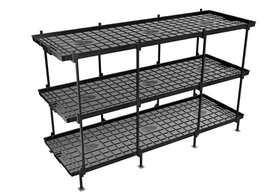 Idrolab Idroracks 3 Poziomy Start + End 120x240cm - System do uprawy microgreens