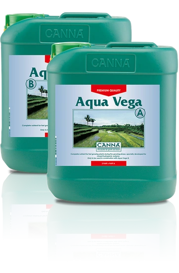 Nawóz Canna Aqua Vega 2x5L - na wzrost do uprawy hydroponicznej