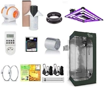 Growbox Zestaw RoyalRoom C80 80x80x180 + Lumatek LED ATS200 PRO 200W