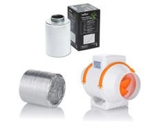 Zestaw wentylacyjny 150mm 405-520m3/h | 2 biegi
