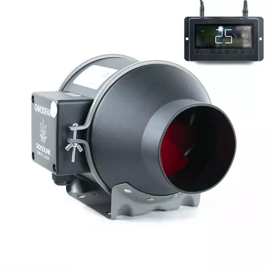 Wentylator kanałowy GOOD FAN 350m3/h 100mm + sterownik