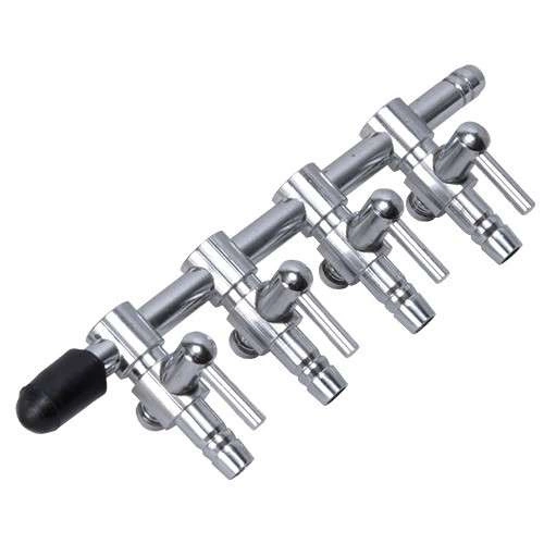 Rozdzielacz powietrza - splitter do pomp napowietrzających | 4 WAY IN/OUT 4mm