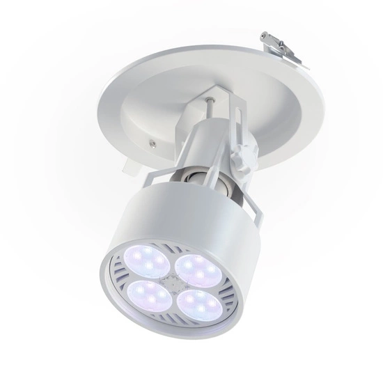 Zestaw VERTICANA® Żarówka LED + Ceiling Holder | BIAŁY | soczewka 25° 