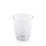 Prosperplast Coubi Orchid 2,4L - Doniczka okrągła przezroczysta do orchidei / storczyków fi 16cm 