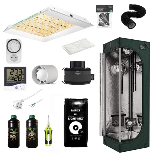 Growbox Zestaw Mars Hydro TS 600 100W Lampa Led + RoyalRoom® 40x40x120