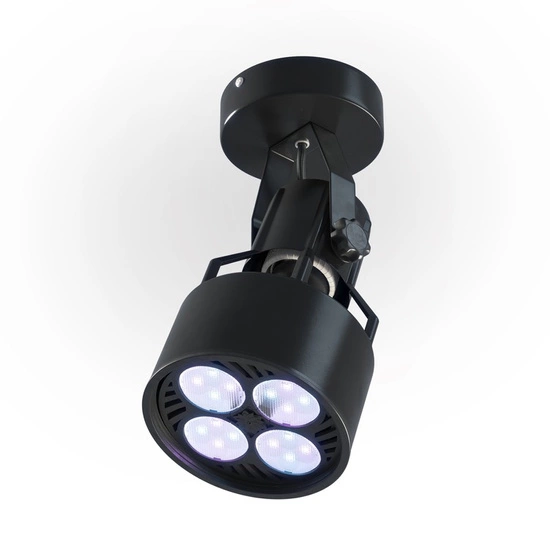 Zestaw VERTICANA® Żarówka LED + Wall Holder | CZARNY | soczewka 15° 