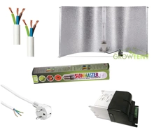 Zestaw Lampa żarówka HPS Sunmaster 600W dual 230V + zasilacz + odbłyśnik