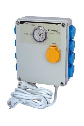 GSE Programator czasowy z przekaźnikiem absorbującym + ogrzewanie 8x600w SD18-216EU