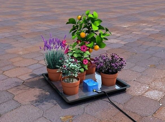 System nawadniający easy2go KIT + taca Garland 120x120x12cm